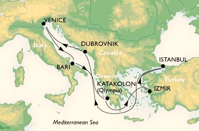 CRUISE MEDITERRANEO SEA AND HIRE MOTORHOME FOR YOUR TRAVEL IN ITALY 